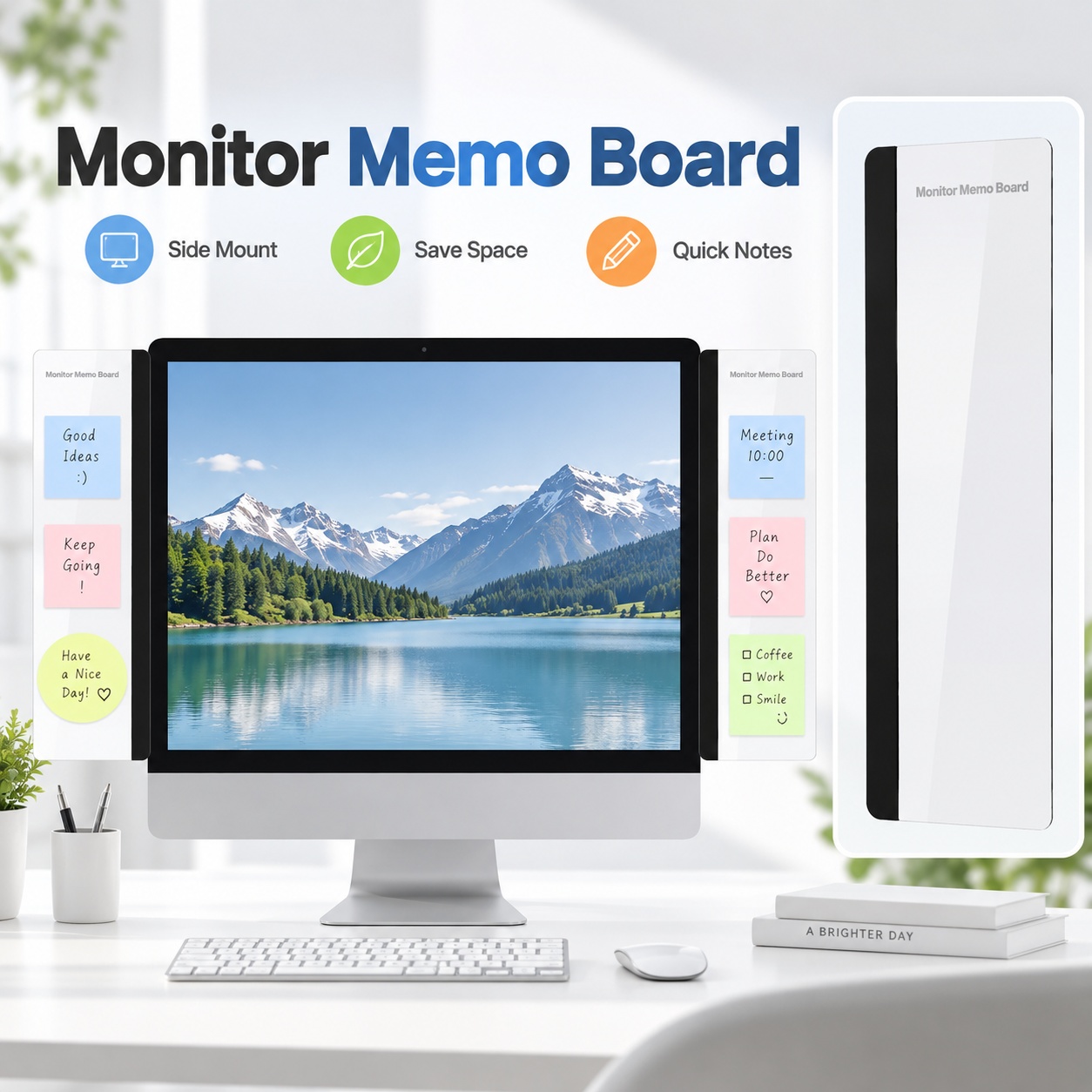 Document Holder Monitor - Крепление для заметок на монитор, гладкий