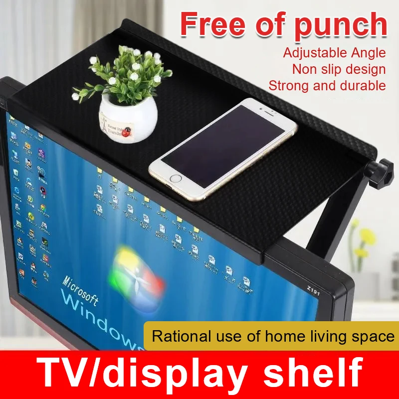 Document Holder Monitor - Регулируемая полка для хранения над телевизором,