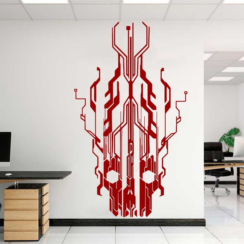 Виниловая наклейка на стену в  – обзор и цена Office Tech Decor