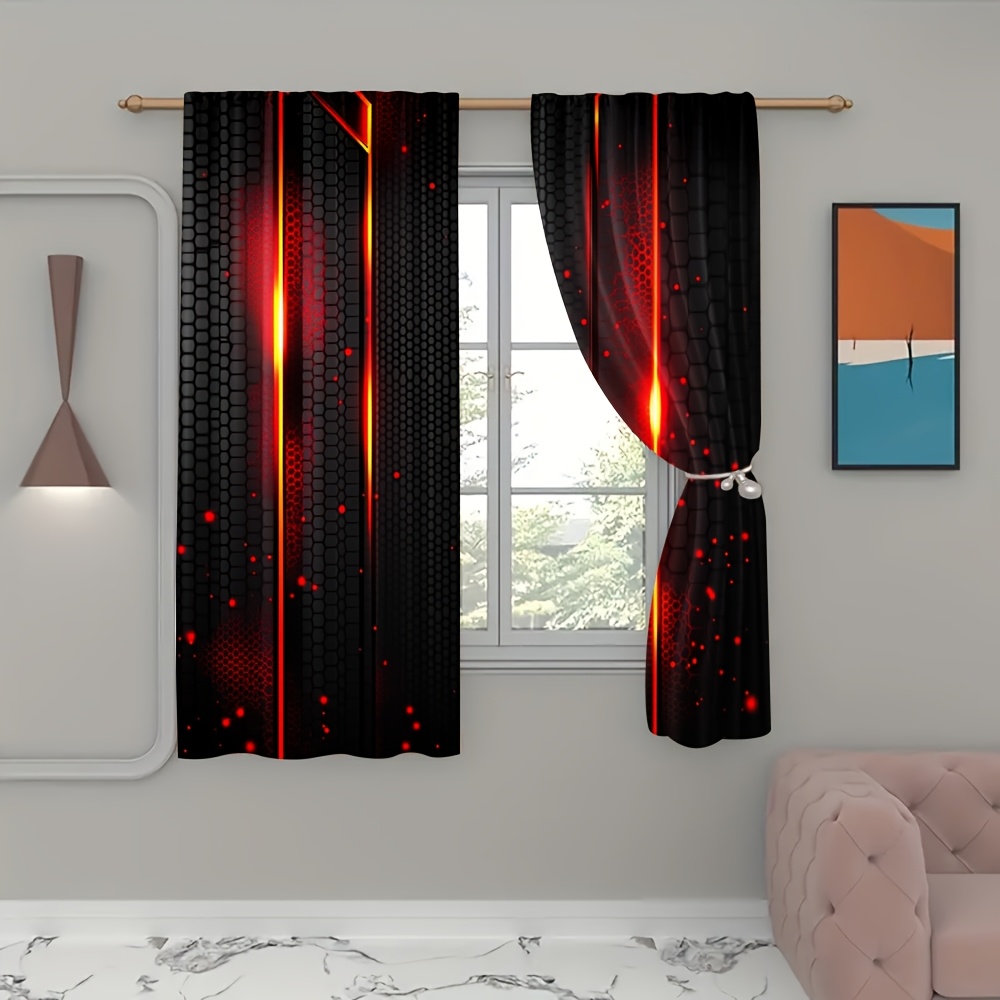 2 шт. Драпировочные шторы с пр – обзор и цена Office Tech Decor