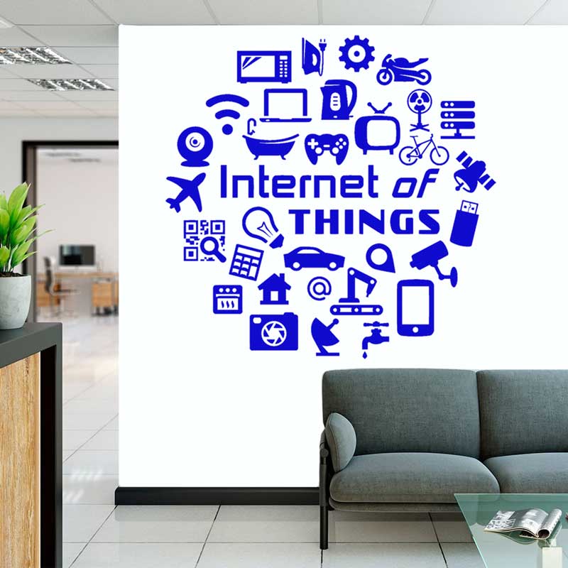 Технологические виниловые накл – обзор и цена Tech Office Wall Decor